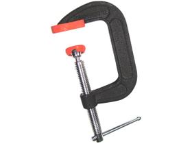 Grampo Sargento Tipo C 6" Polegadas Com Aperto Em Rosca