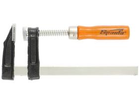 Grampo sargento tipo f aco carbono 300x50 350mm 1pc sparta