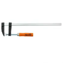 Grampo sargento tipo f, aco carbono, cabo em madeira, 300 x 50 x 350mm, 1pc // sparta