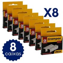 Grampo Tapeceiro 8 mm Tipo 53 8.000 peças de Aço Galvanizado para Estofados Madeira Tapeçaria Sofá