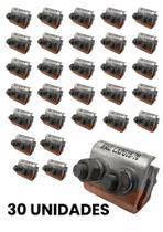 GRAMPO TAPIT DUPLO BIMETÁLICO PARALELO 10mm A 1/0 AWG - 30 UNIDADES GRAMPO TAPIT DUPLO BIMETÁLICO PARALELO 10mm A 1/0 AWG - 30 UNIDADES