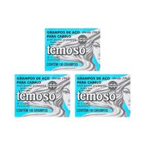 Grampo Teimoso N 5 Com 50Un Louro - Kit Com 3Un Grampo Teimoso N 5 Com 50Un Louro - Kit Com 3Un