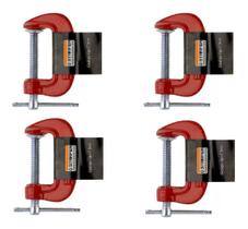 Grampo Tipo C Para Marceneiro Starfer Leve 6 Polegadas Kit com 4 unidades Grampo Tipo C Para Marceneiro Starfer Leve 6 Polegadas Kit com 4 unidades