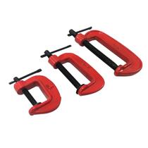 Grampo Tipo C Sargento 3 Unidades 1, 2 e 3 Pol P/ Marceneiro