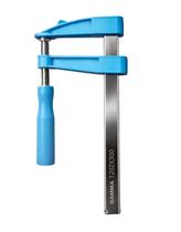 Grampo Tipo F 120x300mm Azul Alta Pressão Reforçado Profissional Ideal para Marcenaria Carpintaria Fixação Precisa Grampo Tipo F 120x300mm Azul Alta Pressão Reforçado Profissional Ideal para Marcenaria Carpintaria Fixação Precisa