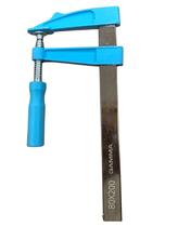 Grampo Tipo F 80x200mm Azul Alta Pressão Reforçado Profissional Ideal para Marcenaria Carpintaria Fixação Precisa Grampo Tipo F 80x200mm Azul Alta Pressão Reforçado Profissional Ideal para Marcenaria Carpintaria Fixação Precisa