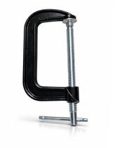Grampo Tipo G 100mm 4 Pol Preto Alta Pressão Reforçado Ideal para Marcenaria Carpintaria Fixação Precisa Grampo Tipo G 100mm 4 Pol Preto Alta Pressão Reforçado Ideal para Marcenaria Carpintaria Fixação Precisa
