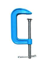 Grampo Tipo G 1250mm 5 Pol Azul Alta Pressão Reforçado Ideal para Marcenaria Carpintaria Fixação Precisa