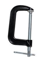 Grampo Tipo G 150mm 6 Pol Preto Alta Pressão Reforçado Ideal para Marcenaria Carpintaria Fixação Precisa Grampo Tipo G 150mm 6 Pol Preto Alta Pressão Reforçado Ideal para Marcenaria Carpintaria Fixação Precisa