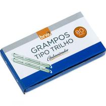 Grampo Trilho 80mm Galvanizado com 50 unidades BRW Grampo Trilho 80mm Galvanizado com 50 unidades BRW