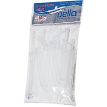 Grampo Trilho Plastico Dellofix Branco C/50 Jogos