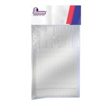 Grampo Trilho Plastico Estendido Até 600Fls. Branco