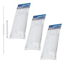 Grampo Trilho Plástico Para 600 Folhas 150un 30cm Dellofix Grampo Trilho Plástico Para 600 Folhas 150un 30cm Dellofix