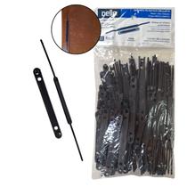 Grampo Trilho Plástico Preto ou Branco 50un Dello Romeu e Julieta para Pasta Suspensa Organização Documentos Arquivos Grampo Trilho Plástico Preto ou Branco 50un Dello Romeu e Julieta para Pasta Suspensa Organização Documentos Arquivos