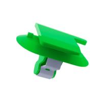 Grampo Verde Moldura Superior Porta Malas Moldura Interna Soleira Onix Tracker Onix Plus 2020 e 2021