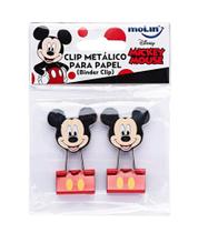 Grampomo Médio 25mm 2 Unidade Mickey Mouse 22691 Molin Blister - Molin Do Brasil Comercio E Distribu
