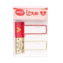 Grampomol Médio 32mm Binder Love C/2un 23045 Molin - LC Grampomol Médio 32mm Binder Love C/2un 23045 Molin - LC
