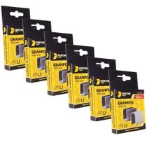 Grampos 12Mm Tipo U Para Grampeador De Pressão Com 6000 Un Grampos 12Mm Tipo U Para Grampeador De Pressão Com 6000 Un