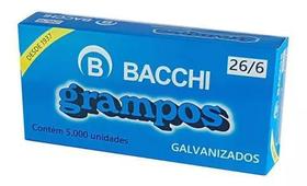 Grampos 26/6 C/5000 Galvanizados - Bacchi