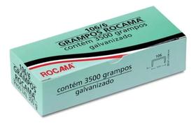 Grampos 6mm 106-6: 3500 Unidades para Fixação Precisa em Diversos Materiais - Rocama