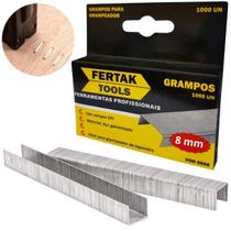 Grampos 8Mm Tipo Reto Para Grampeador De Pressão Com 1000 Un
