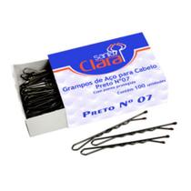 GRAMPOS AÇO PENTEADOS PROFISSIONAIS Nº7 PRETO SANTA CLARA