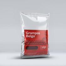 Grampos Belgo Galvanizado para Cerca - 9 X 1" Pacote 1 KG Grampo Grande