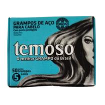 Grampos De Aço Para Cabelos Nº 5 Loiro 50Un - Teimoso