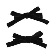 Grampos De Cabelo Com Laço De Veludo Vermelho Vinho Para Meninas E Mulheres Conjunto De Grampos De