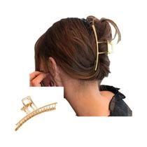 Grampos De Cabelo De Metal Geométrico Dourado Para Mulheres Vintage Plástico Grampo De Cabelo Na