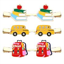 Grampos de cabelo HEIDKRUEGER Cute Back to School, presente de 3 pares