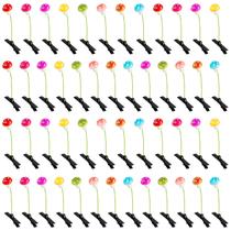 Grampos de cabelo KFPPLXQ Grampos de cabelo em forma de cogumelo para mulheres, meninas e crianças