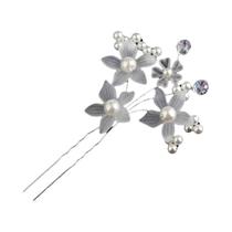 Grampos De Cabelo Para Casamento Femininos: Presilhas De Cabelo Com Pérolas E Strass Em Formato De