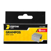 Grampos de Grampeador de Pressão Tapeçaria 6mm 1000Und Fertak