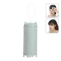 Grampos de modelador de cabelo pinos rolos de cabelo rolinhos mini rolos elétricos aquecidos rolo de ondulação usb portátil rolo de cabelo verde