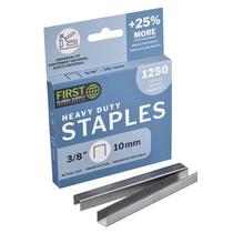 Grampos FGS T50 10 mm para serviço pesado em aço inoxidável, pacote com 1250 Grampos FGS T50 10 mm para serviço pesado em aço inoxidável, pacote com 1250