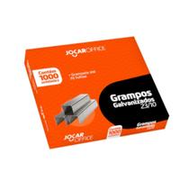 Grampos galvanizados 23/10 com 1000 unidades grampeia ate 70 folhas Grampos galvanizados 23/10 com 1000 unidades grampeia ate 70 folhas