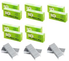 Grampos mini YIKANGHENG 10 em aço inoxidável, 10.000 peças Grampos mini YIKANGHENG 10 em aço inoxidável, 10.000 peças