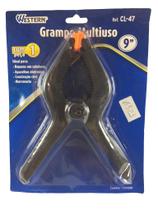 Grampos Multiuso De Plastico 9'' Kit Com 1 Pecas Na Cartela