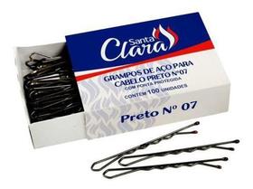 Grampos Para Cabelo Penteados aço Profissionais Nº7 100Un Grampos Para Cabelo Penteados aço Profissionais Nº7 100Un