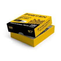 Grampos Para Cabelo Preto Nº 7 Caixa Com 100 UN Marco Boni