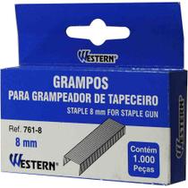 Grampos para Grampeador de Tapeceiro 8mm - Western - Etilux