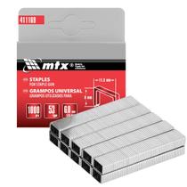 Grampos Para Grampeadores Tipo 53 6 mm Com 1000 Unidades MTX
