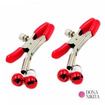 Grampos para Mamilos com Adorno em Metal