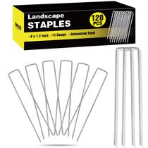 Grampos para paisagismo HongWay 120 unidades 20 cm calibre 11