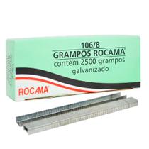 Grampos Rocama 106 / 8 Caixa Com 2500 Grampos