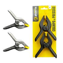 Grampos Sargento Kit C/ 2 Grampos Nylon Marceneiro 4 Pol Grampos Sargento Kit C/ 2 Grampos Nylon Marceneiro 4 Pol