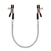 Grampos Seios com Corrente Prendedor de Mamilo em Metal