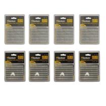 Grampos Tapeceiro 6mm 4pçs + Grampos 8mm 4pçs 5068 Titanium Grampos Tapeceiro 6mm 4pçs + Grampos 8mm 4pçs 5068 Titanium