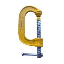 Grampos Tipo C 3 Polegadas Amarelo para Carpintaria e Serralheria Grampos Tipo C 3 Polegadas Amarelo para Carpintaria e Serralheria